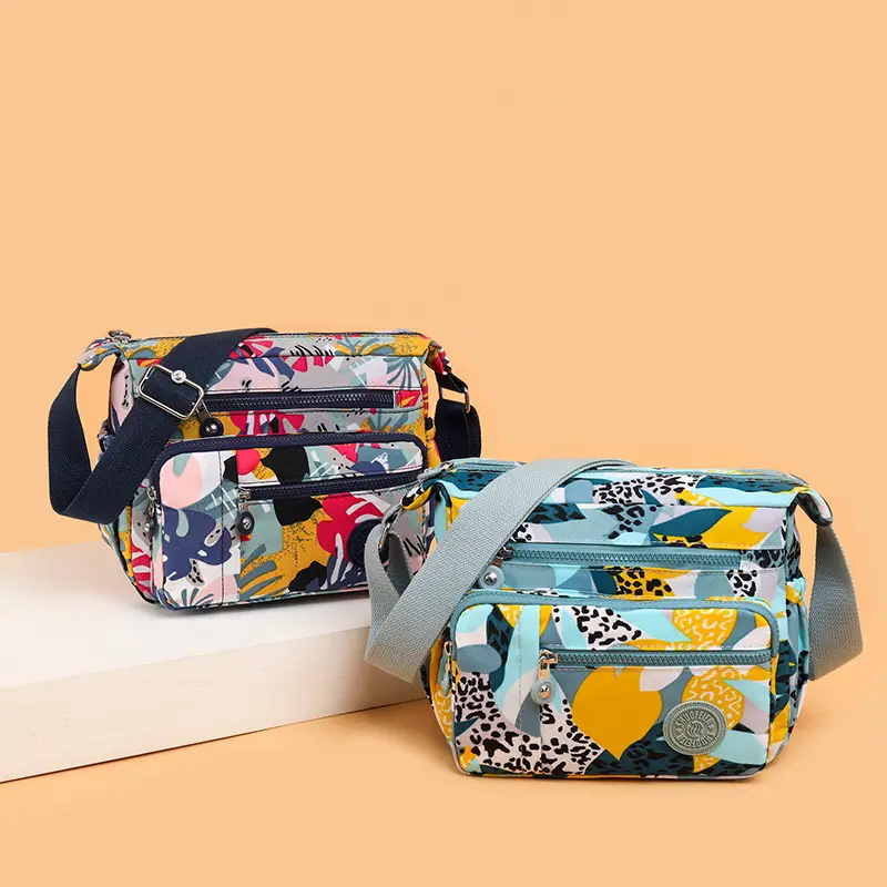 Factory Wholesale 2025 Nylon Shoulder Bags Multi-Pocket Commuter - Image 8