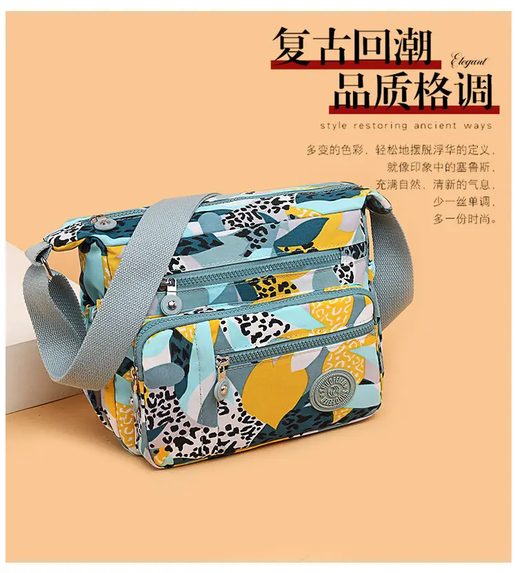 Factory Wholesale 2025 Nylon Shoulder Bags Multi-Pocket Commuter — feature 1