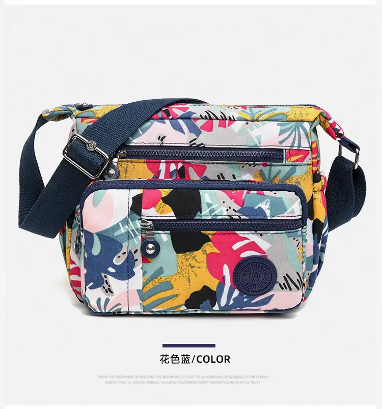 Factory Wholesale 2025 Nylon Shoulder Bags Multi-Pocket Commuter — feature 18