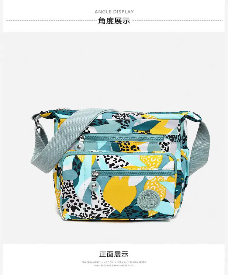 Factory Wholesale 2025 Nylon Shoulder Bags Multi-Pocket Commuter — feature 43