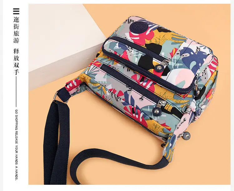 Factory Wholesale 2025 Nylon Shoulder Bags Multi-Pocket Commuter — feature 5