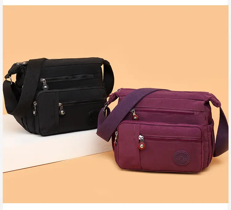 Factory Wholesale 2025 Nylon Shoulder Bags Multi-Pocket Commuter — feature 7