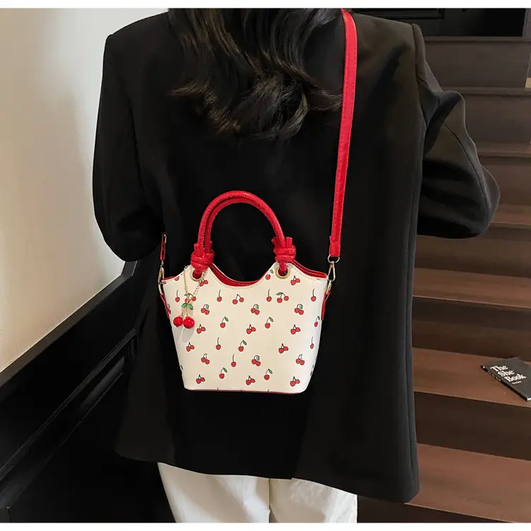 New Trendy Girl's Cherry Printed Shoulder Bag — feature 19