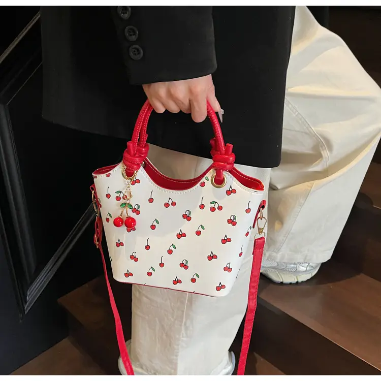 New Trendy Girl's Cherry Printed Shoulder Bag — feature 22
