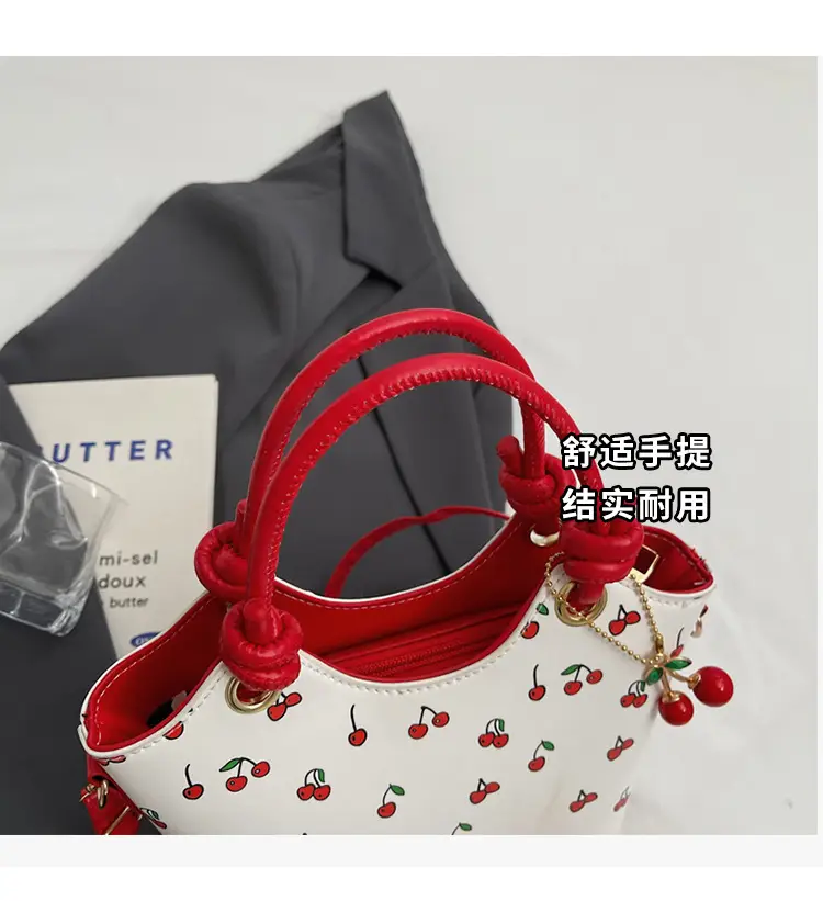 New Trendy Girl's Cherry Printed Shoulder Bag — feature 6