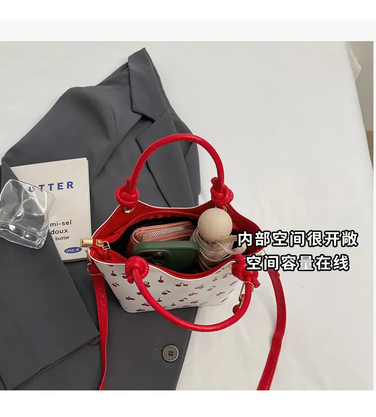 New Trendy Girl's Cherry Printed Shoulder Bag — feature 9