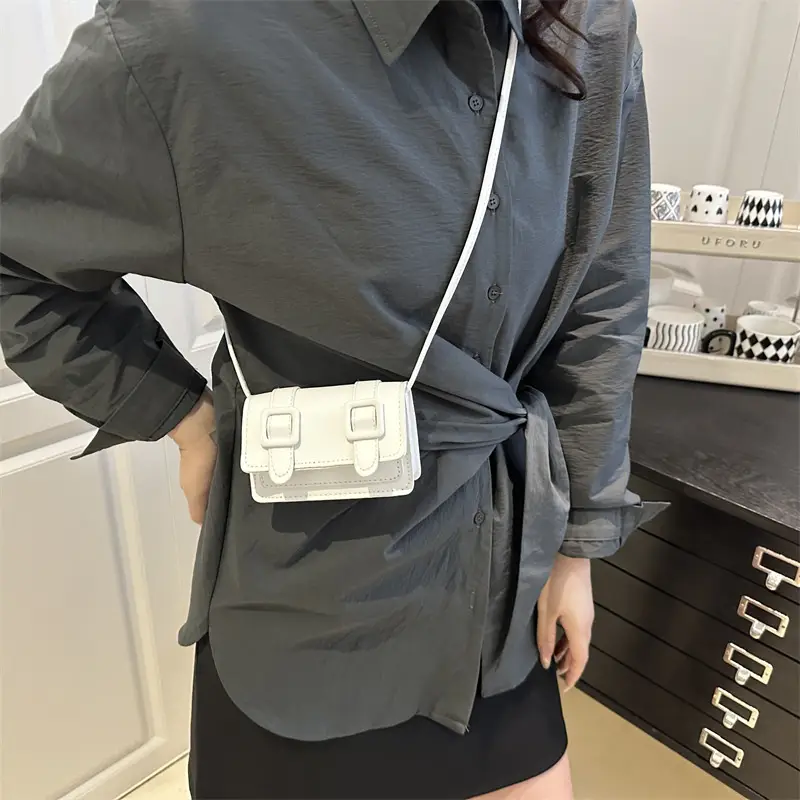 Candy Color Mini Shoulder Bag for Women - Image 11