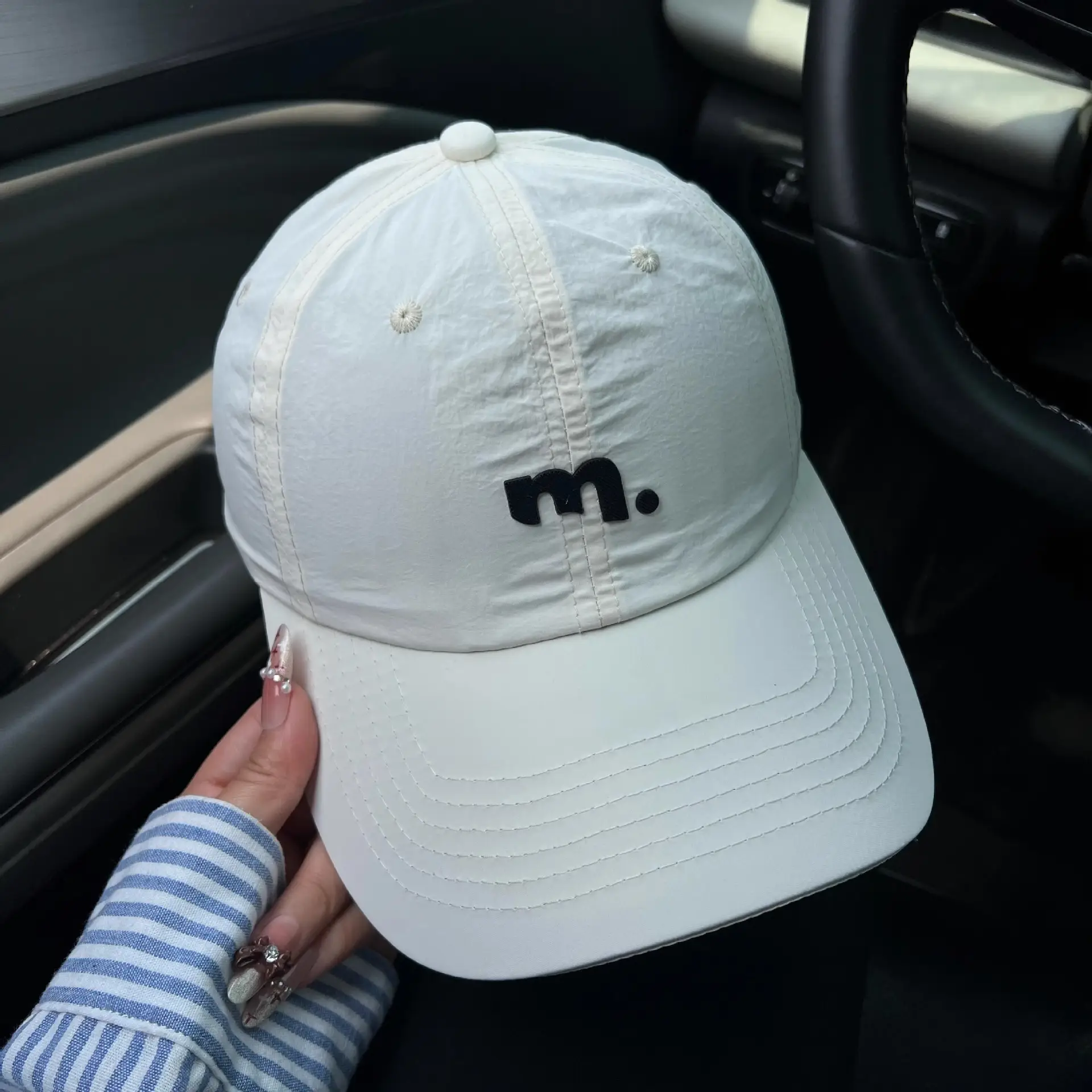 Women 2025 Letter Embroidered Baseball Cap Soft Top Hat - Image 10