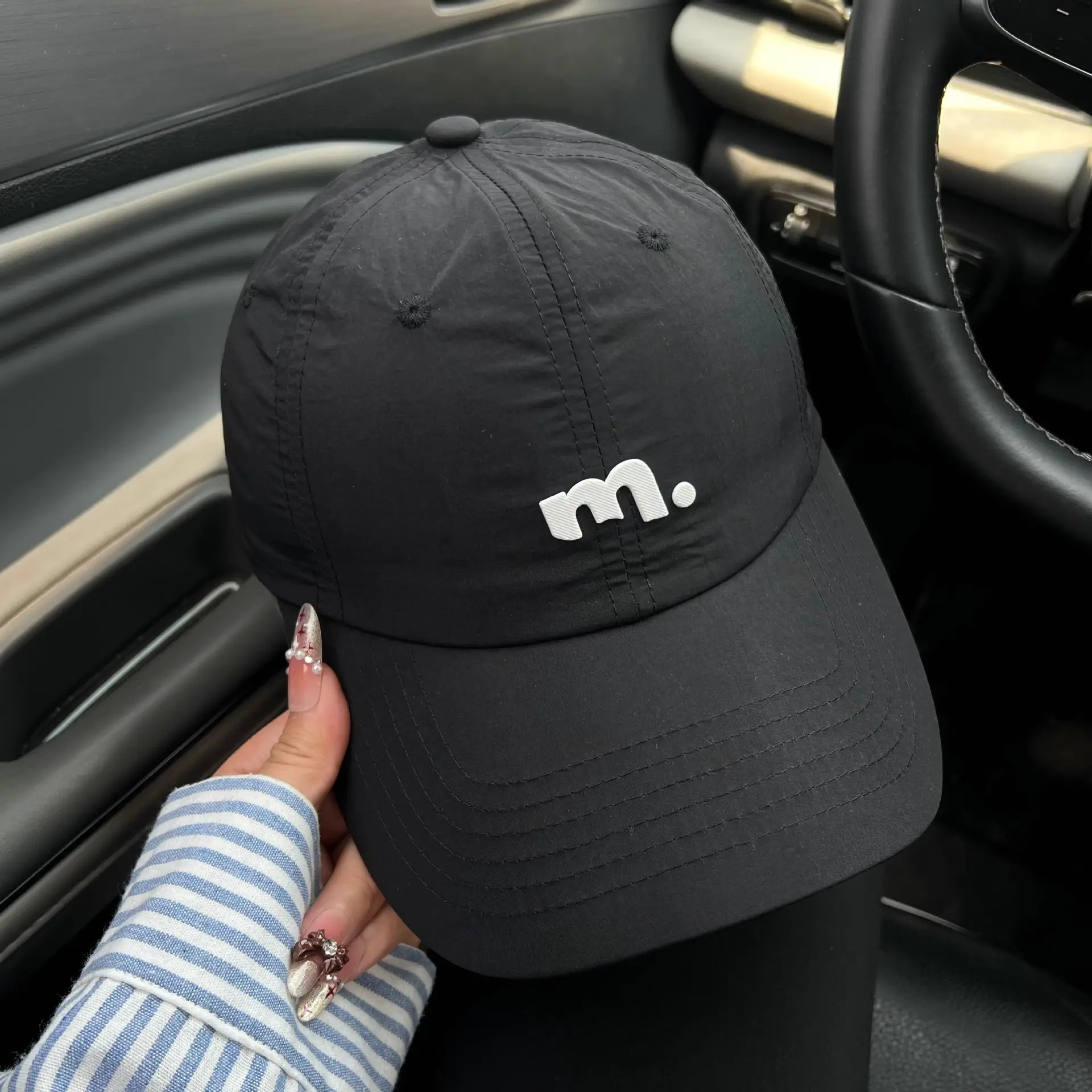 Women 2025 Letter Embroidered Baseball Cap Soft Top Hat - Image 12