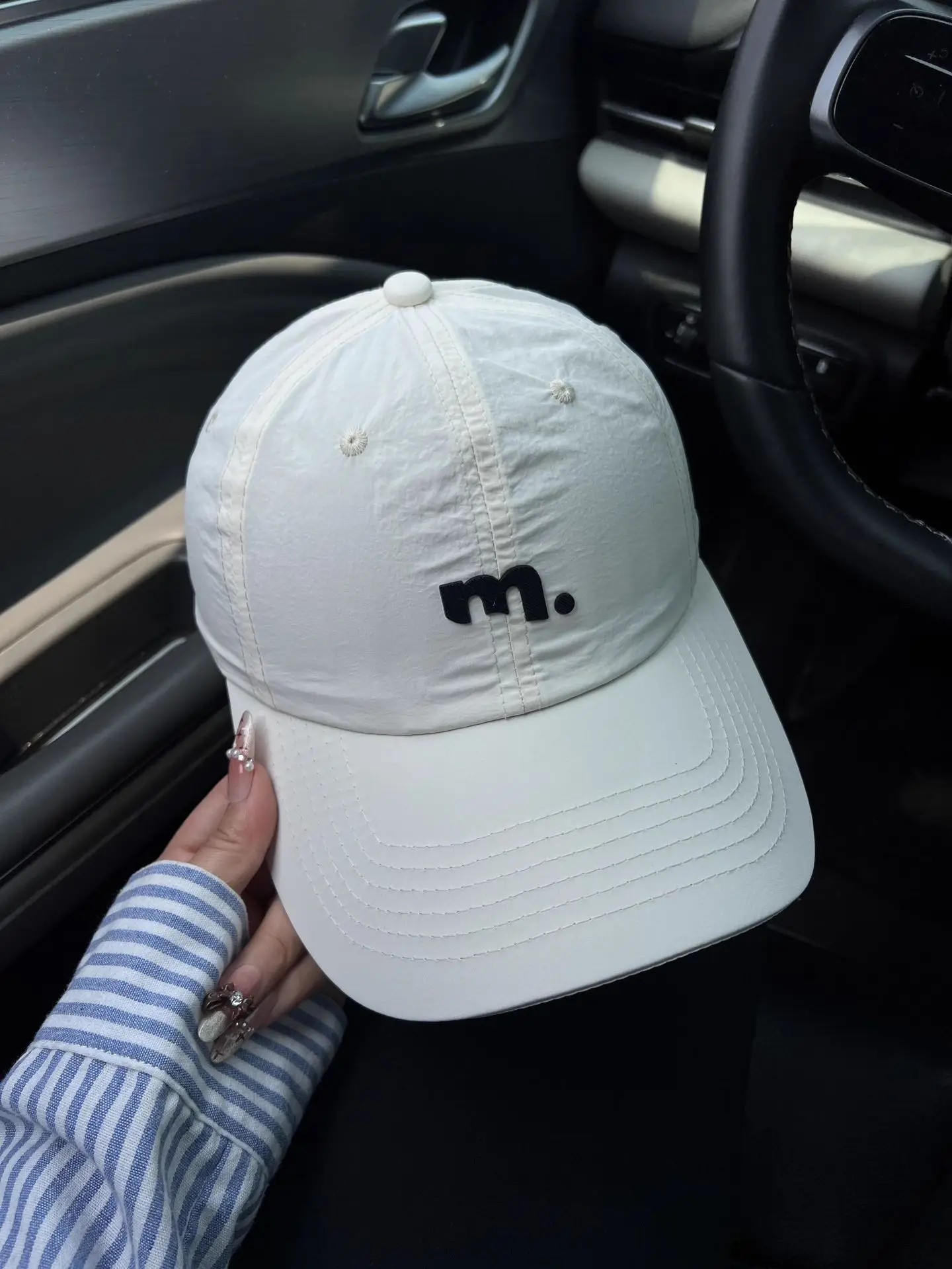 Women 2025 Letter Embroidered Baseball Cap Soft Top Hat — feature 2