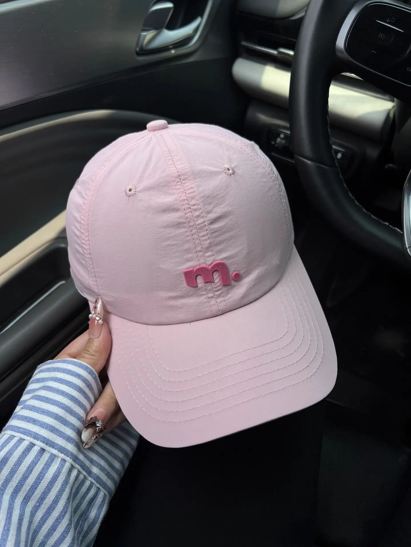 Women 2025 Letter Embroidered Baseball Cap Soft Top Hat — feature 6