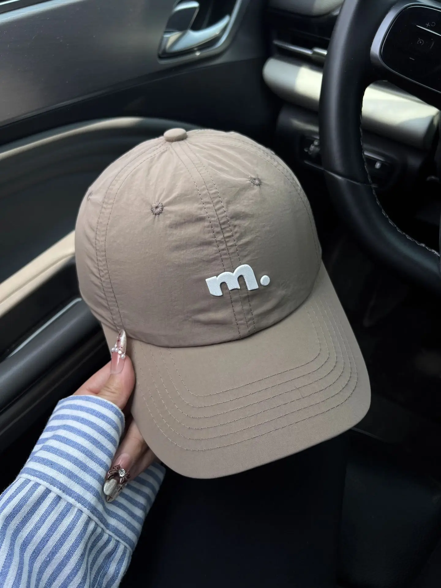 Women 2025 Letter Embroidered Baseball Cap Soft Top Hat - Image 3