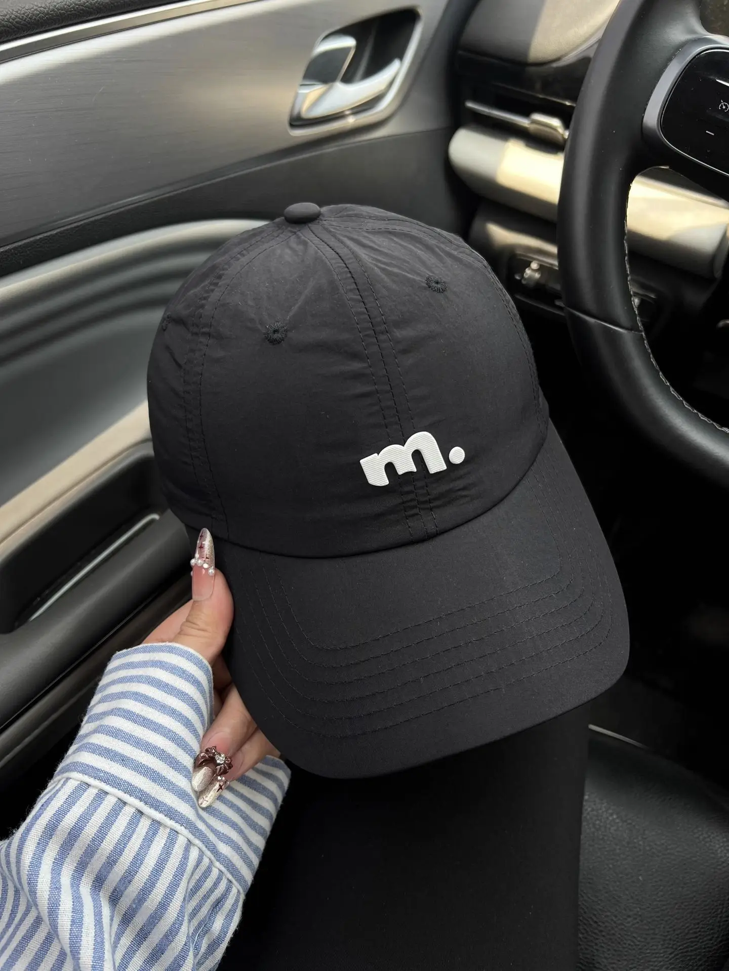 Women 2025 Letter Embroidered Baseball Cap Soft Top Hat - Image 7