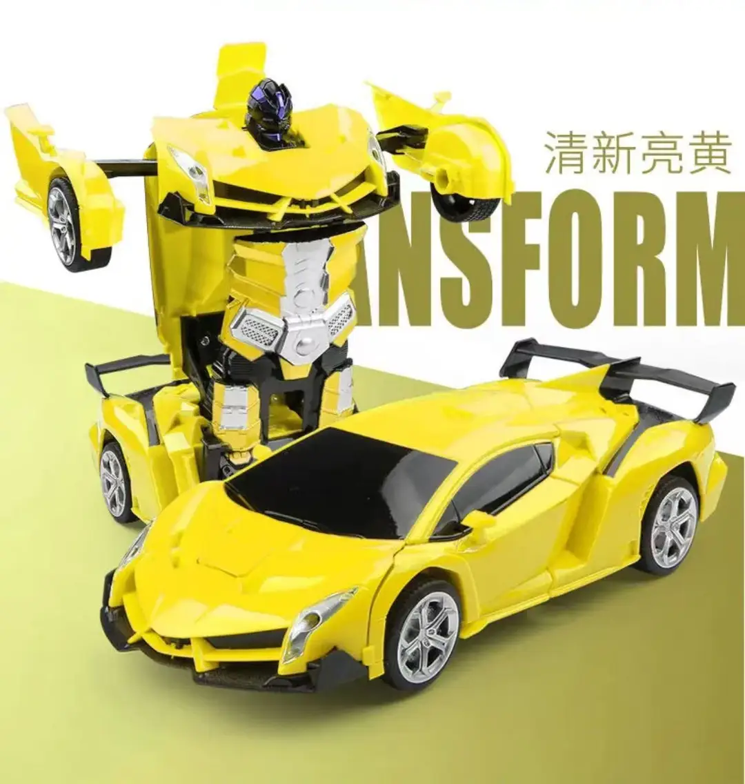 Remote Control Transforming Car Charging Racing Car King Kong Robot Baby Boy and Girl Kidsren's Police Car Toy Gift — feature 6