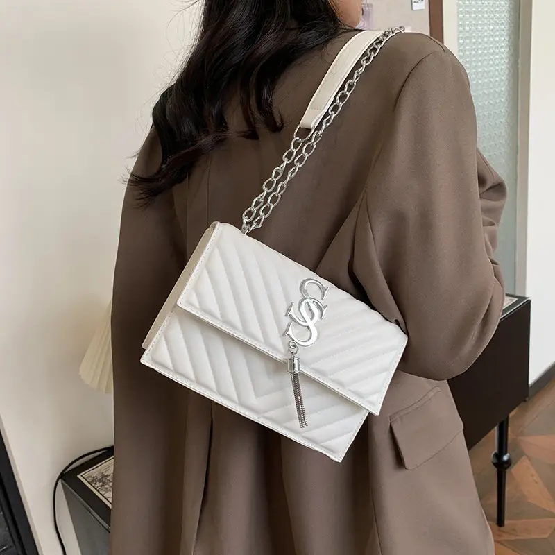 Blue French Trend Crossbody Bag 2025 Summer - Image 8