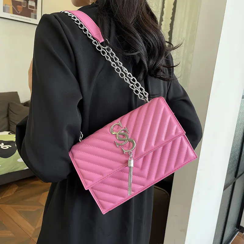 Blue French Trend Crossbody Bag 2025 Summer - Image 9