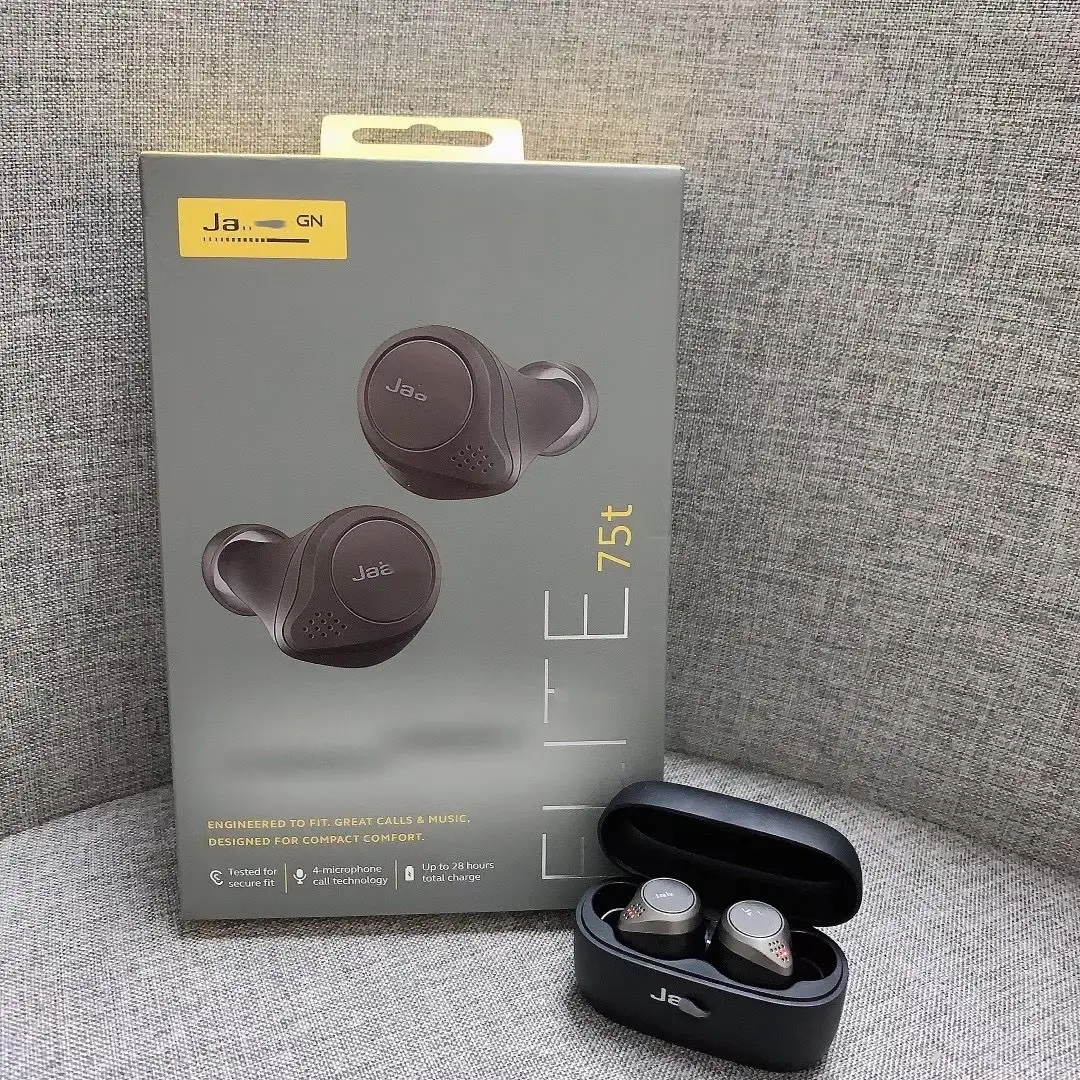 2025 cross-border in stock Elite 75t Bluetooth headset in-ear 5.3 upgraded Bluetooth headset factory outlet