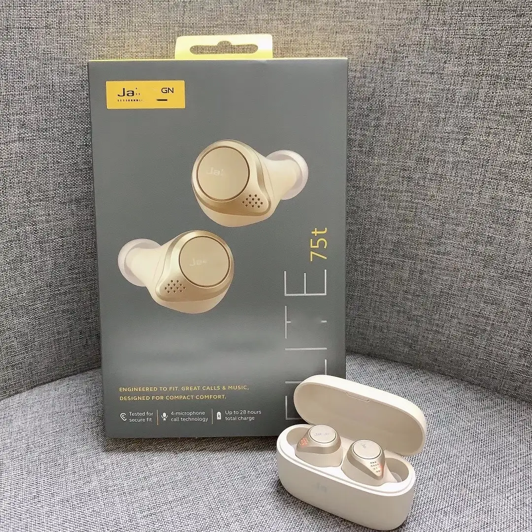 2025 cross-border in stock Elite 75t Bluetooth headset in-ear 5.3 upgraded Bluetooth headset factory outlet