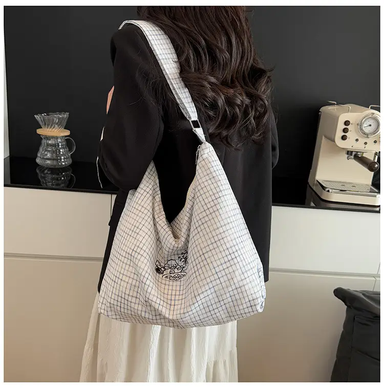 Blue Checkered Crossbody Bag for Women 2026 — feature 21