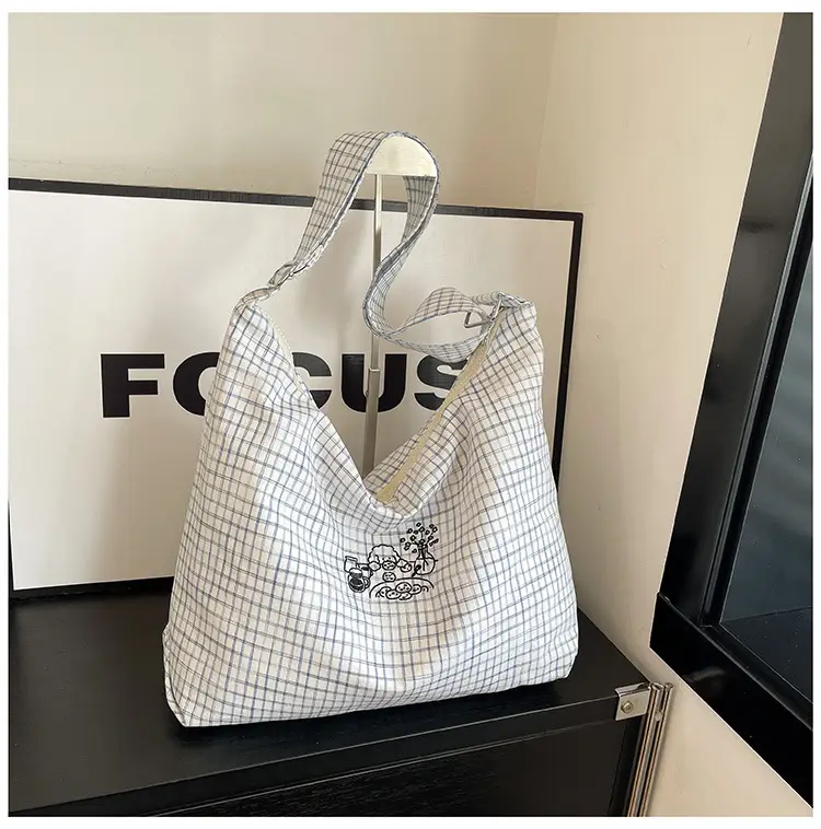 Blue Checkered Crossbody Bag for Women 2026 — feature 33