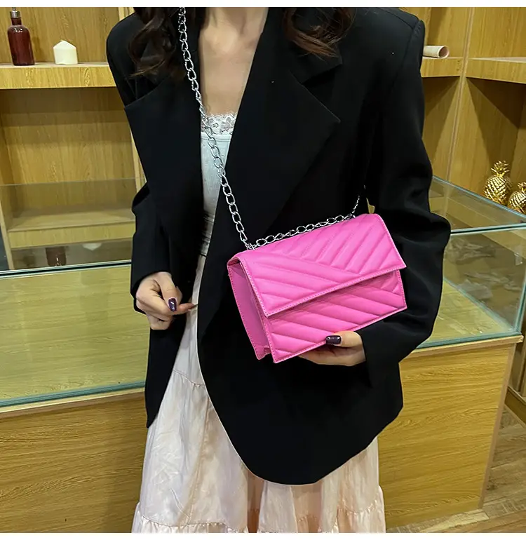 Blue Textured Microphone Bag for Women — feature 20