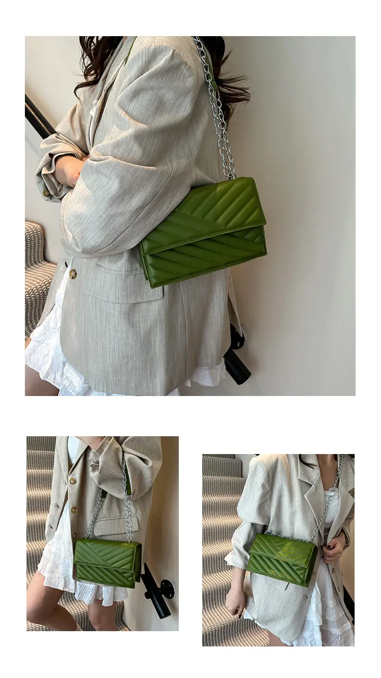 Blue Textured Microphone Bag for Women — feature 25
