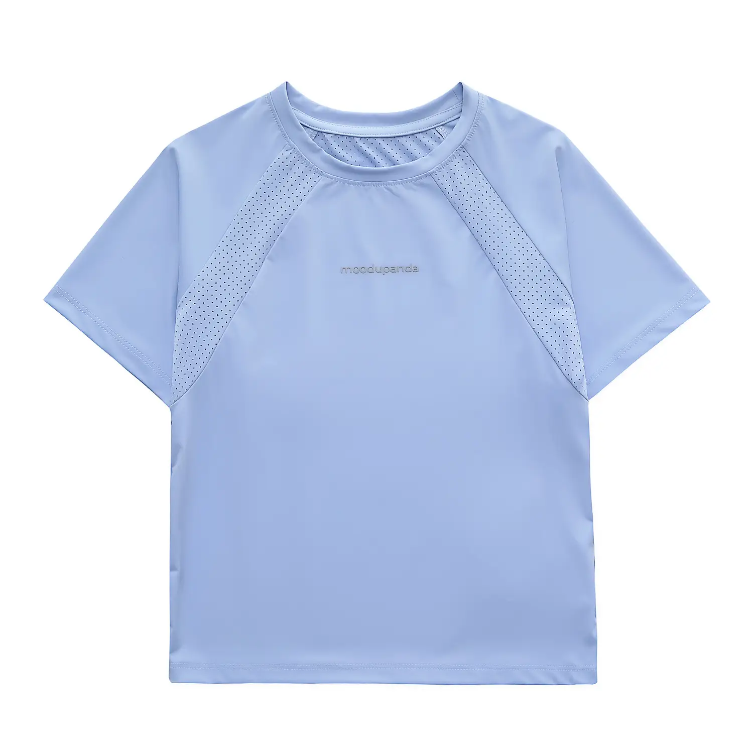 Children's Light Blue Quick-Dry T-Shirt Medium Large