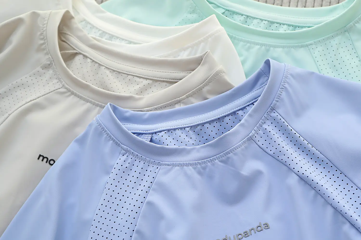 Children's Light Blue Quick-Dry T-Shirt Medium Large — feature 6