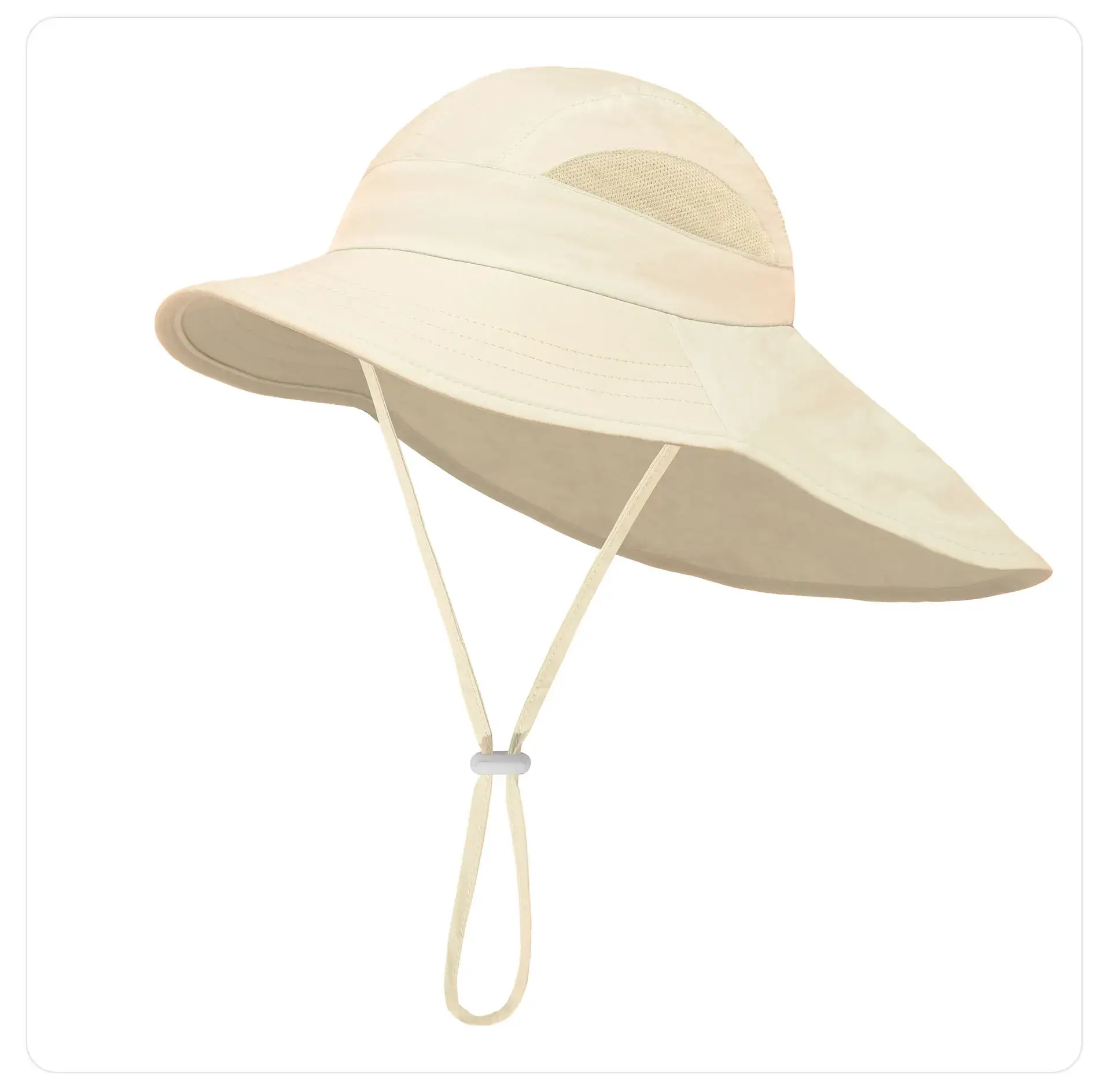 Lilac Wide Brim Adjustable Sun Hat for Kids — feature 30