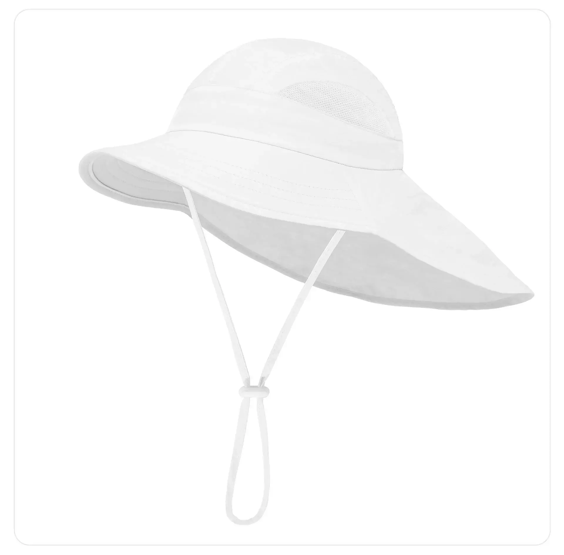 Lilac Wide Brim Adjustable Sun Hat for Kids — feature 33