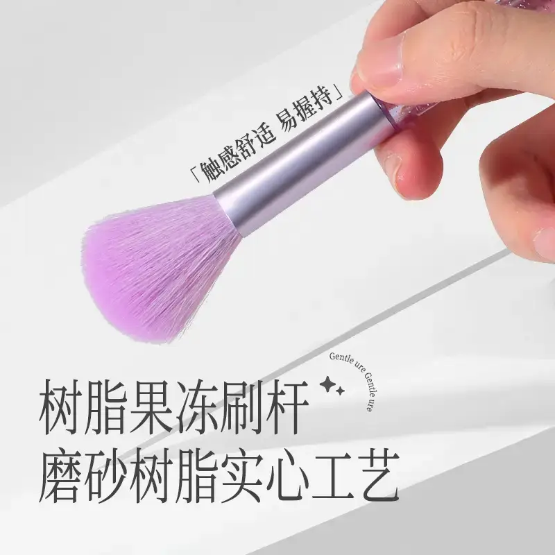 5-Piece Makeup Brush Set with Powder, Eye Shadow, Lip & Lipstick Brushes - Image 3