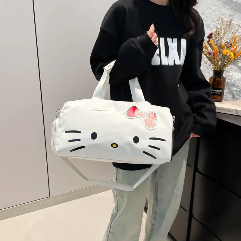 Hellokitty Cartoon Crossbody Bag with Bow - Image 2