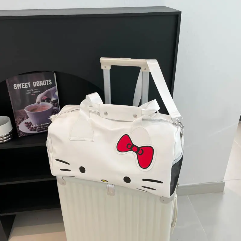 Hellokitty Cartoon Crossbody Bag with Bow - Image 3