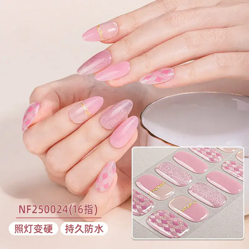 Waterproof Gel Nail Stickers Cartoon Cute Flash - Image 3