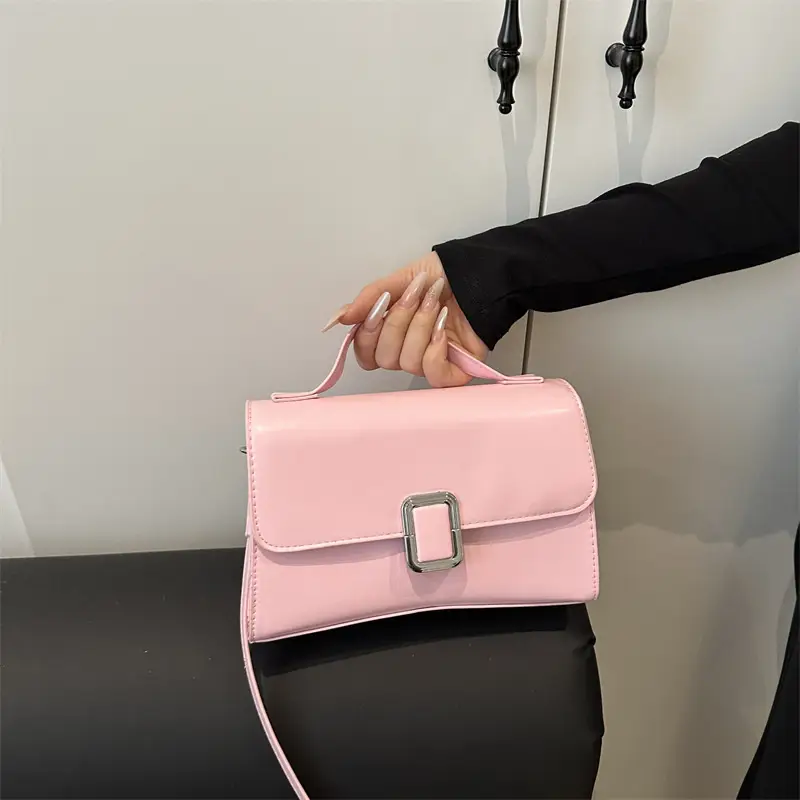 White Korean Style Shoulder Bag for Women - Image 7