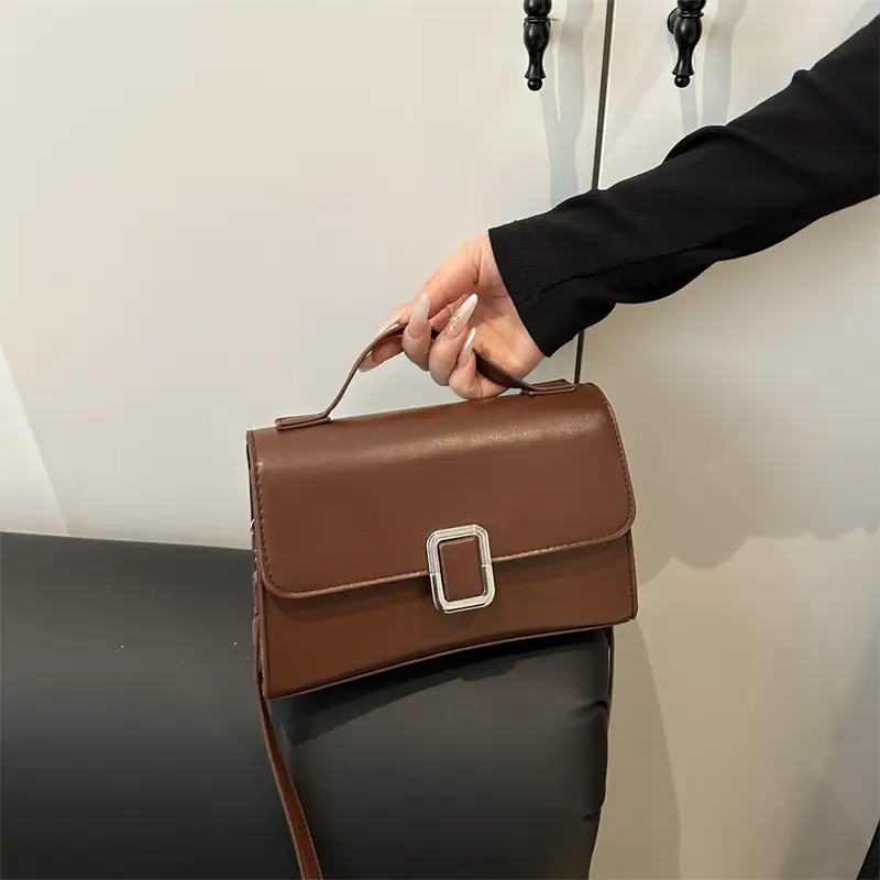 White Korean Style Shoulder Bag for Women - Image 8