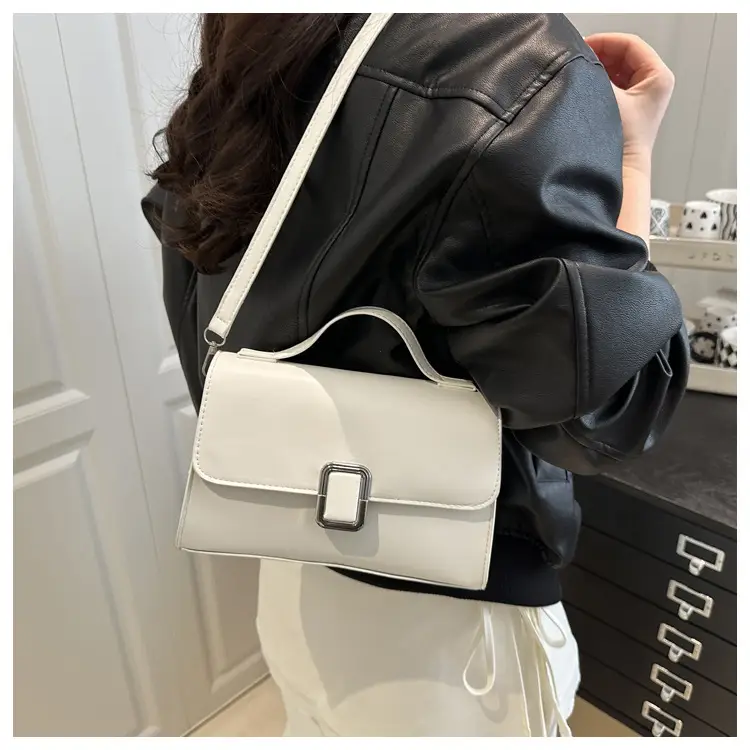 White Korean Style Shoulder Bag for Women — feature 13