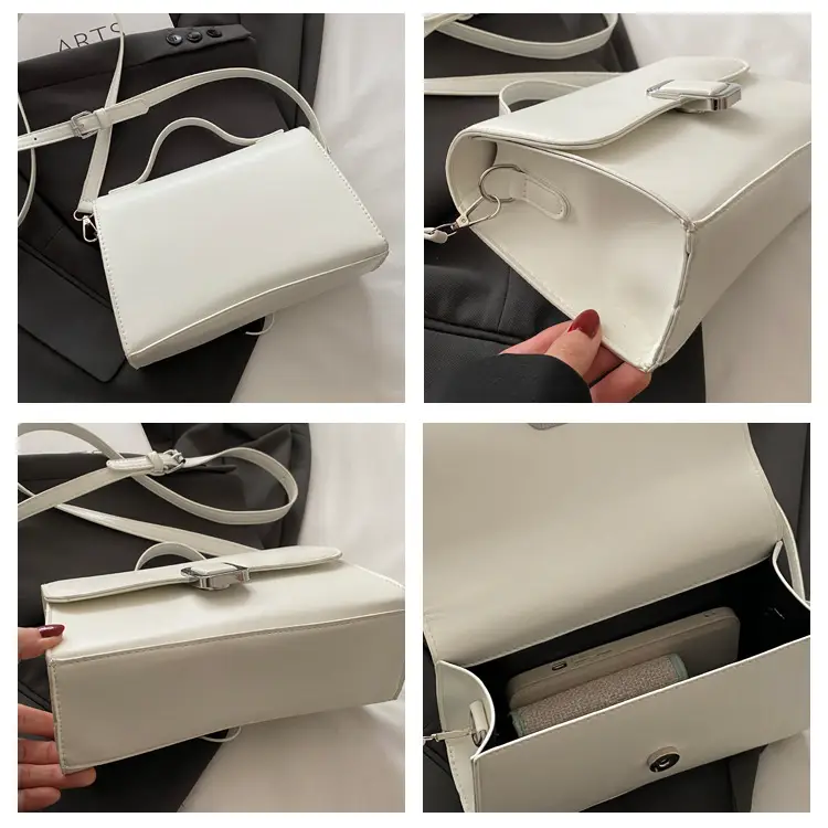 White Korean Style Shoulder Bag for Women — feature 7