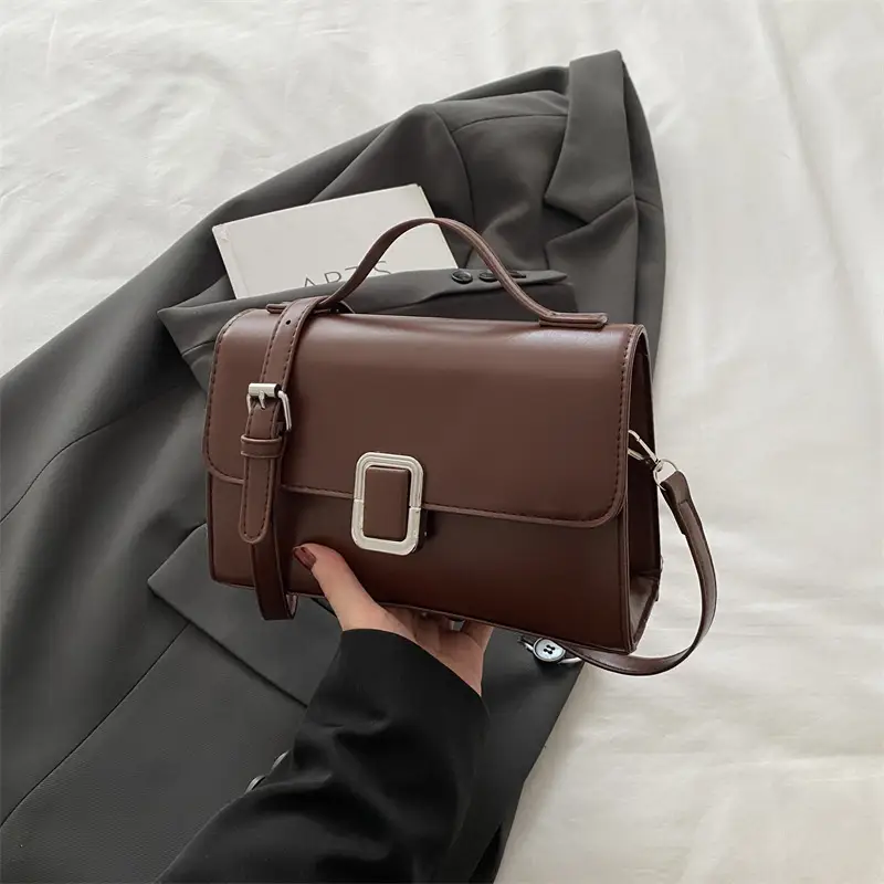 White Korean Style Shoulder Bag for Women - Image 4