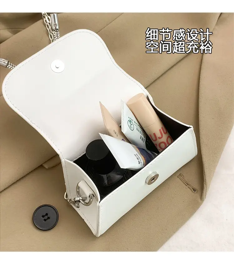 White Bow Chain Shoulder Bag for Women 2025 — feature 6