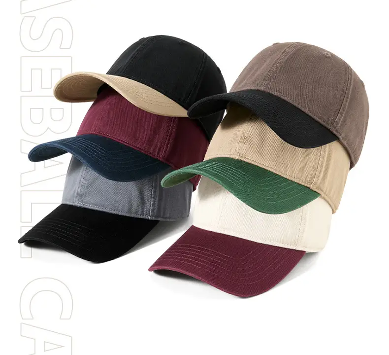 Women Retro Baseball Cap Brown Black Sun Hat — feature 11