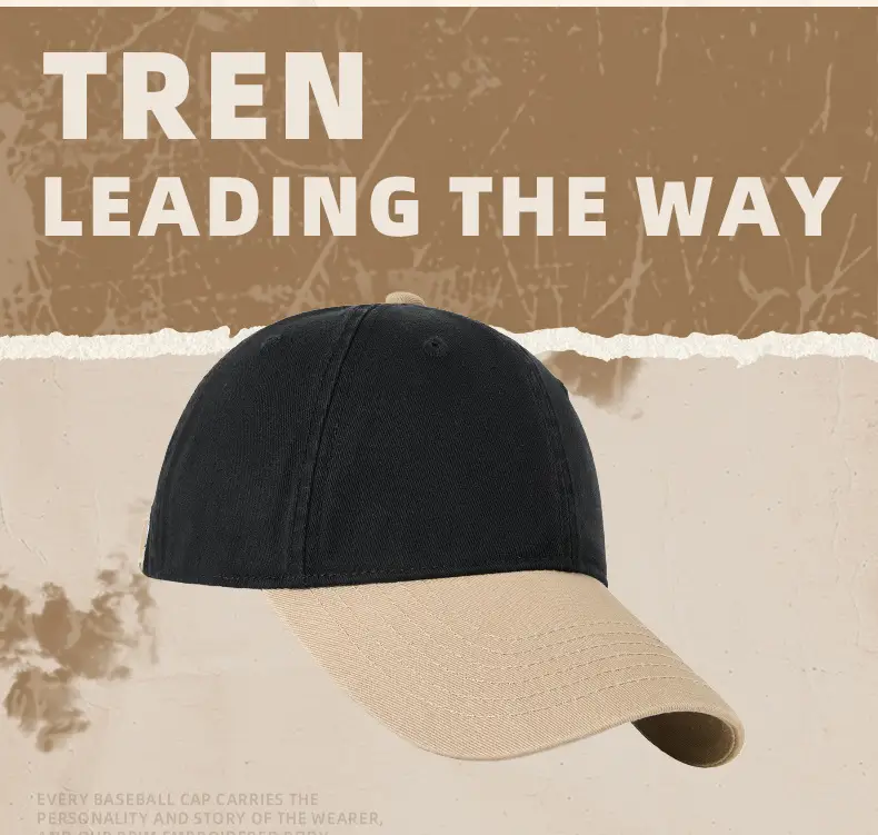 Women Retro Baseball Cap Brown Black Sun Hat — feature 8