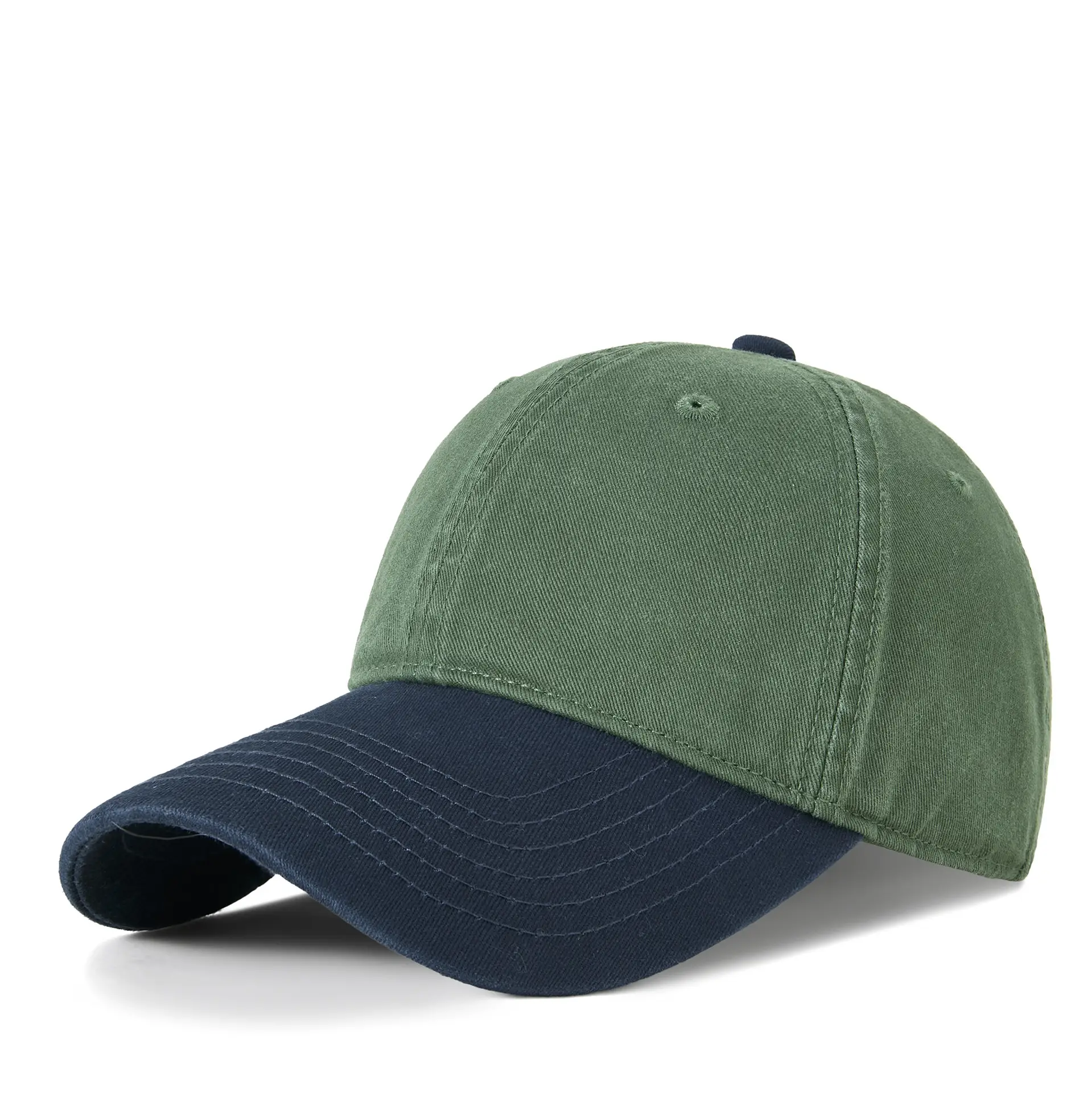 Women Retro Baseball Cap Brown Black Sun Hat - Image 5