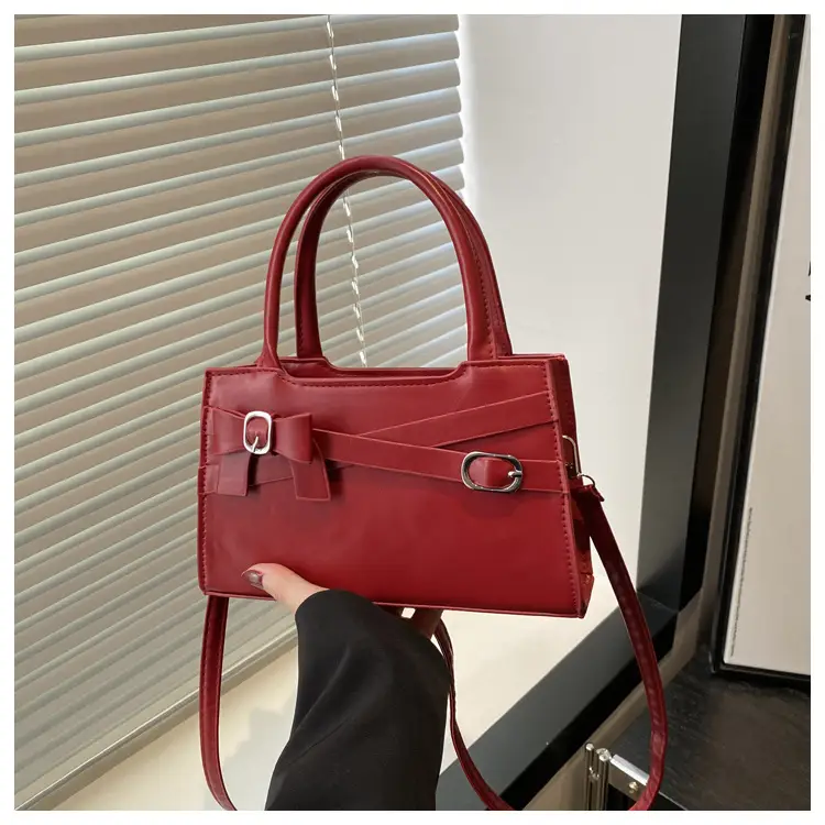 Pink Bow Shoulder Bag for Women Small Commuter Handbag — feature 22