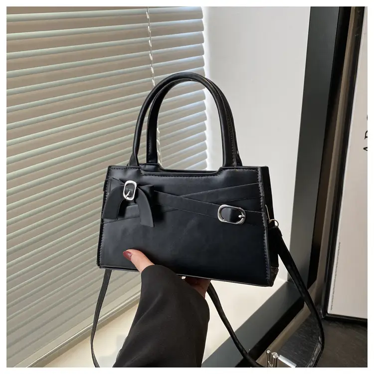 Pink Bow Shoulder Bag for Women Small Commuter Handbag — feature 23