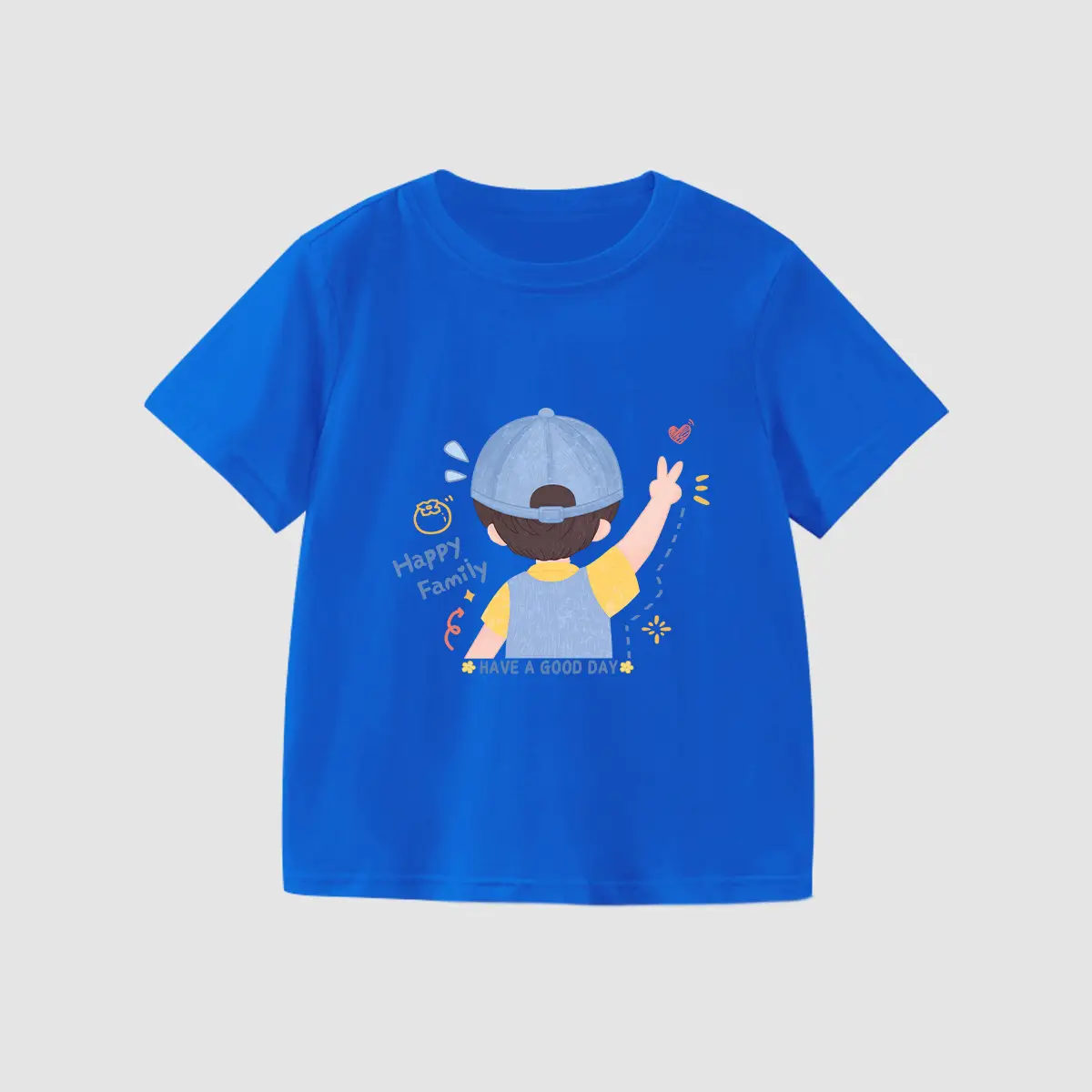 Boys' White Printed T-Shirt Medium to XL - Image 10