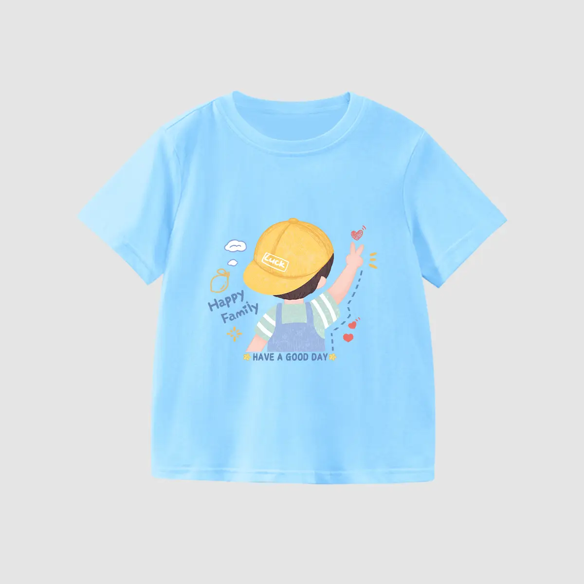 Boys' White Printed T-Shirt Medium to XL - Image 11