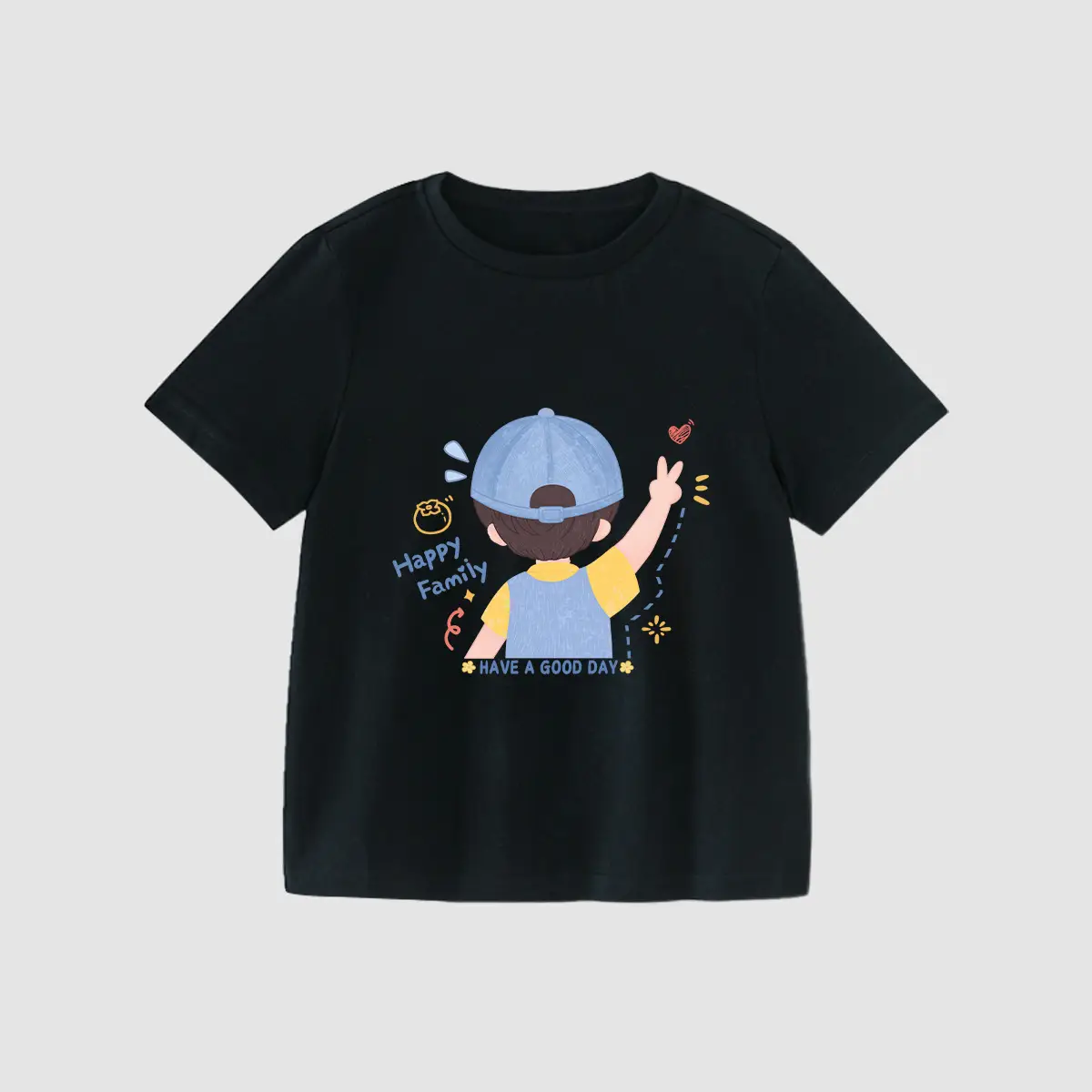 Boys' White Printed T-Shirt Medium to XL - Image 6