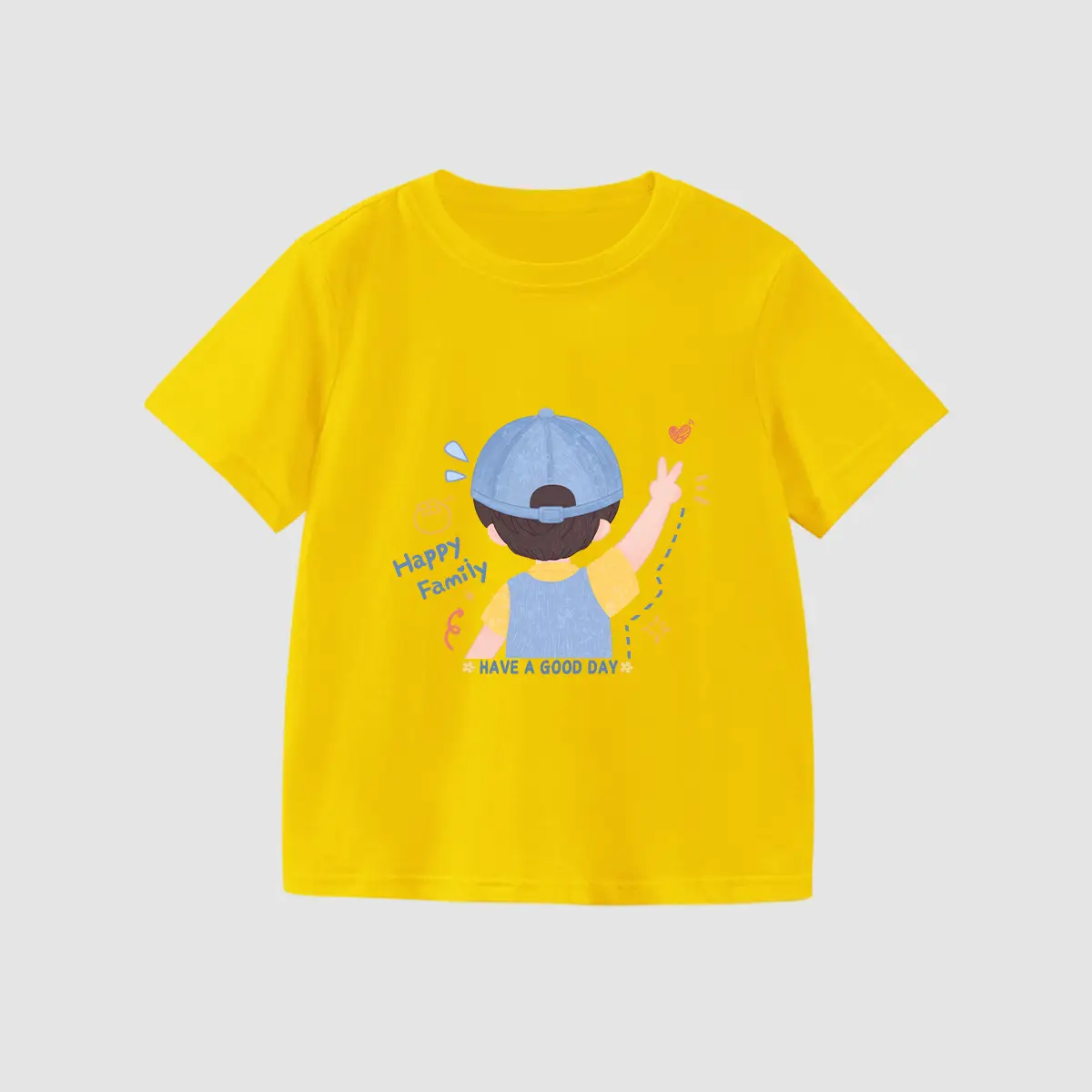 Boys' White Printed T-Shirt Medium to XL - Image 8