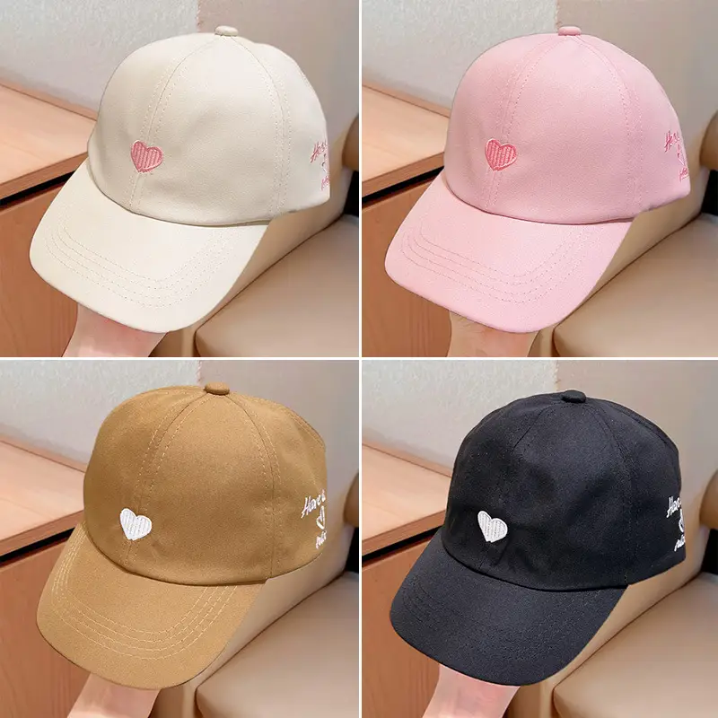 Children's Heart Cap for Boys Girls Sun Protection Visor Cap